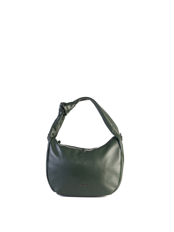 Schultertasche in DARK GREEN