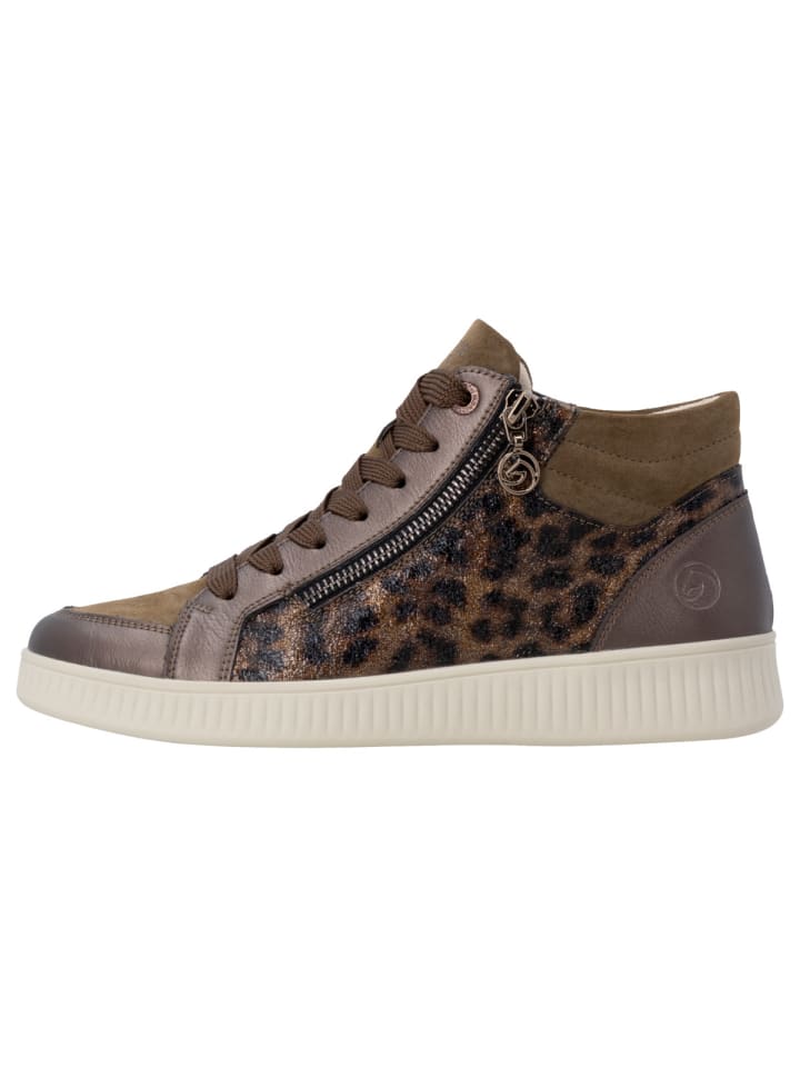 Sneaker mid D2E70 in braun