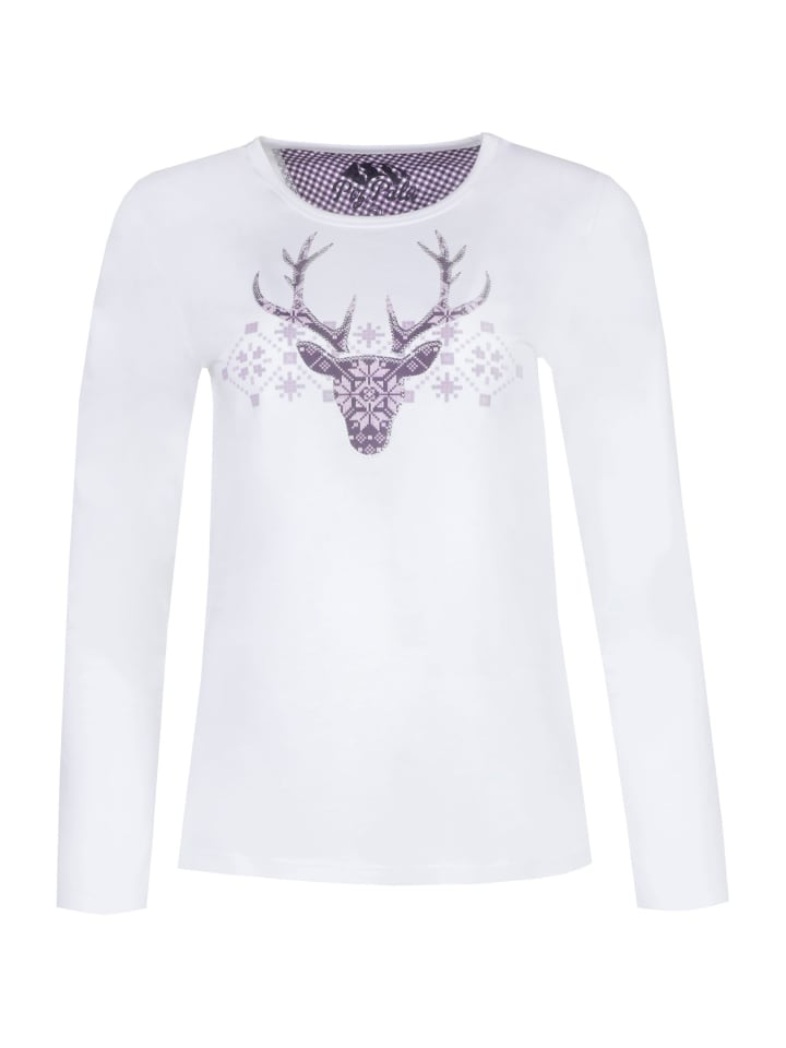 Longsleeve Asbach in Weiß