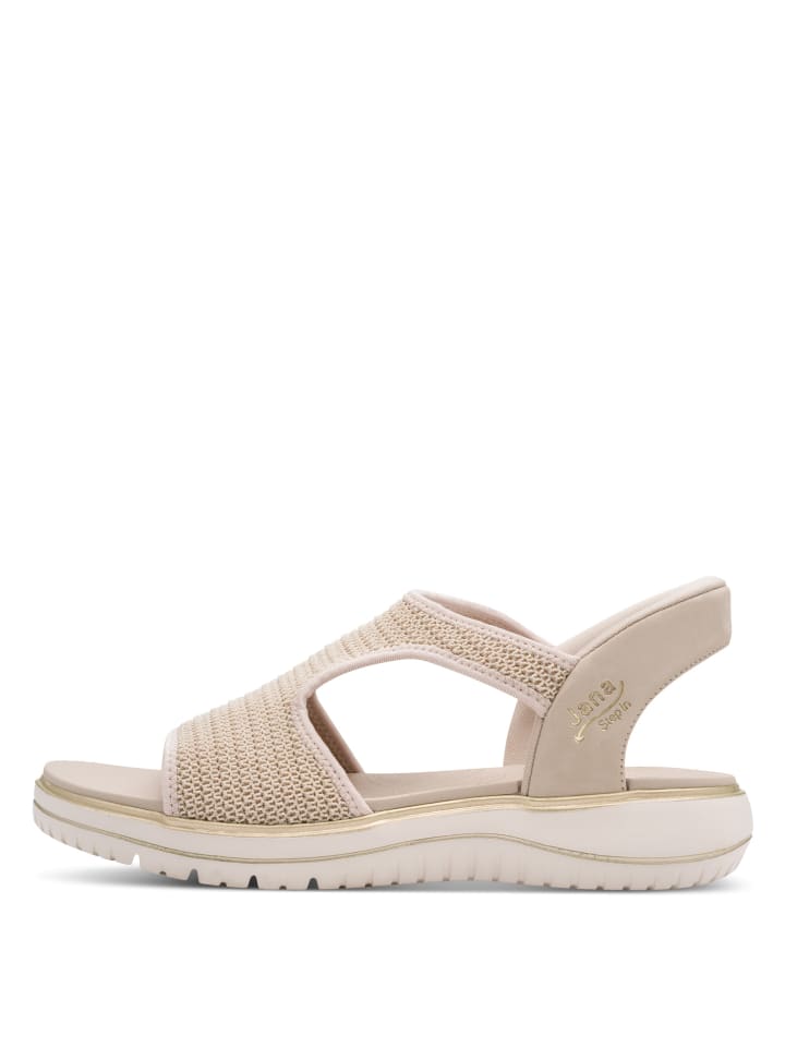 Sandale Sandalette in beige