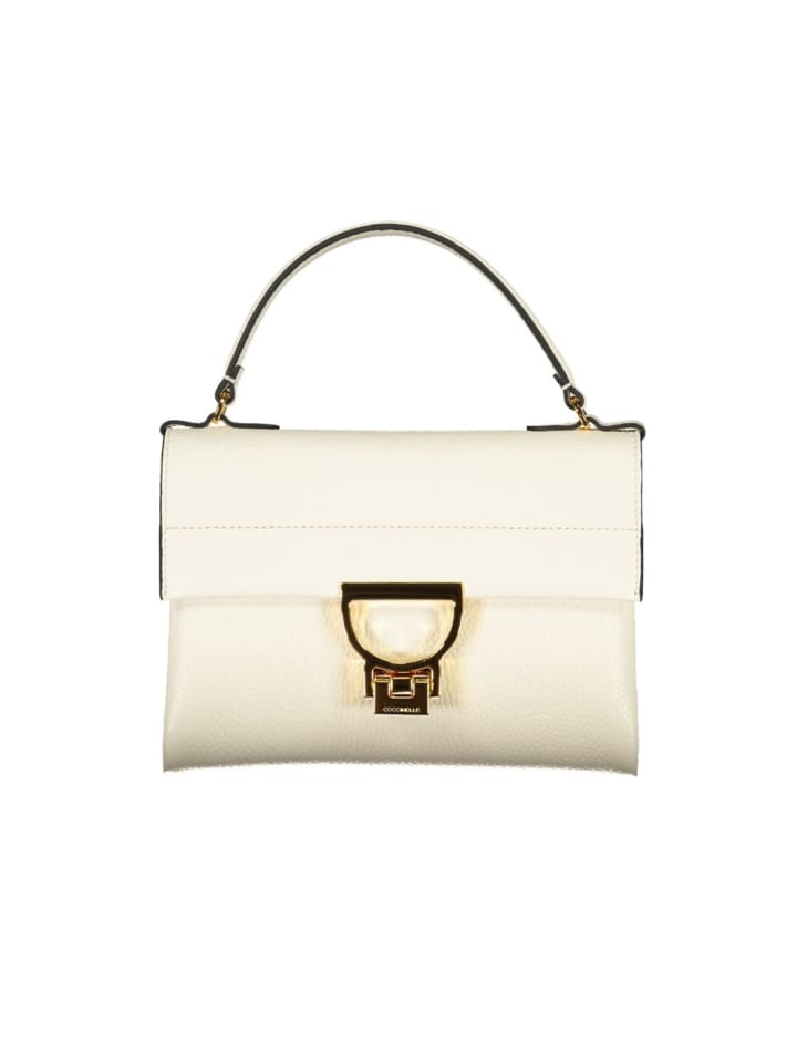 Weiß Damen Tasche aus Leder