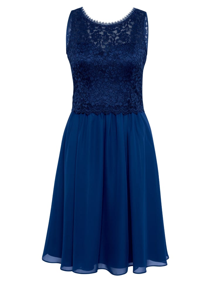 Abendkleid mit Spitze in Festival Blue