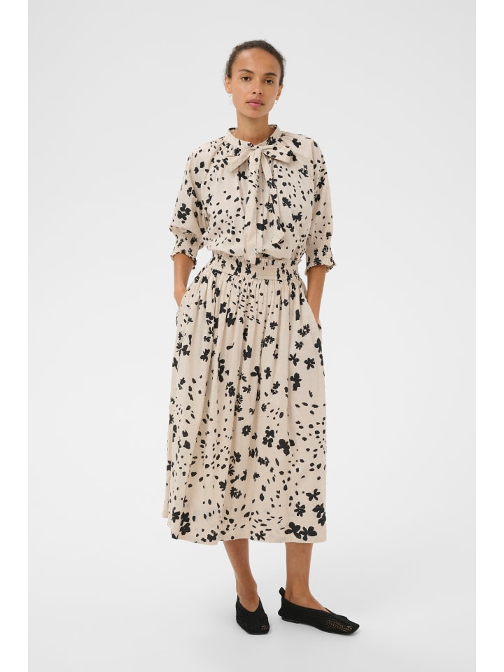 Rock AmaiaPW A-shape in Black Dot Flower Print