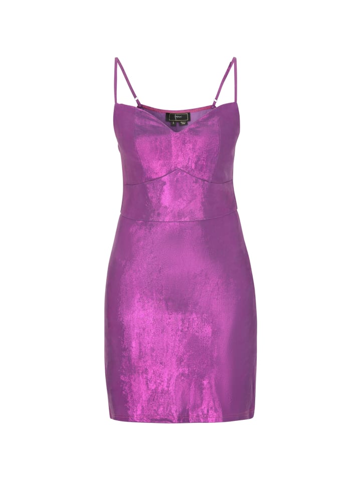 Women Dress in violet metallic