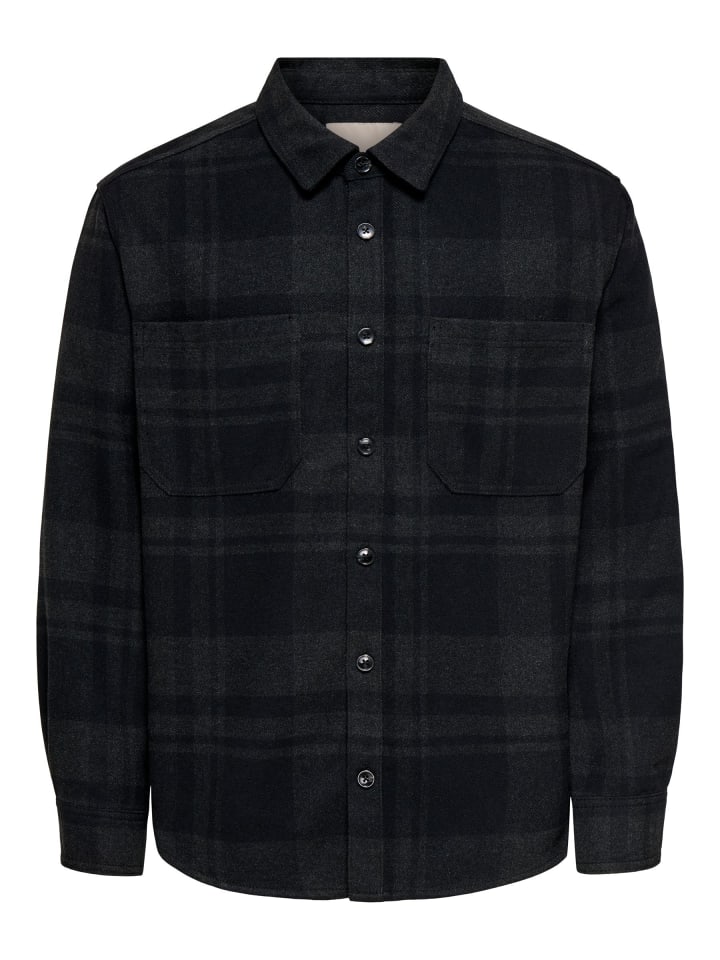Overshirt in Black 1