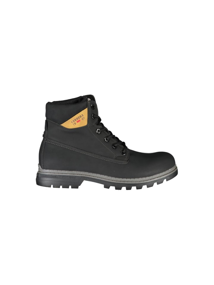 Schwarz Polyurethan Herren Knöchel Stiefel