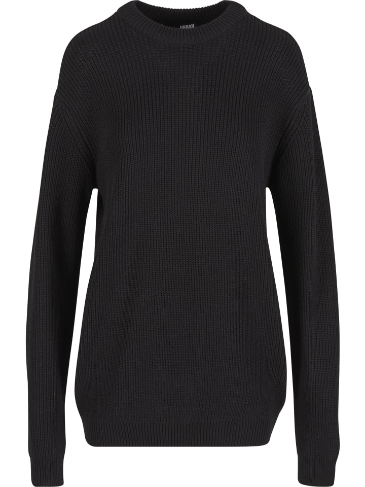 Crew Neck Jumper in black