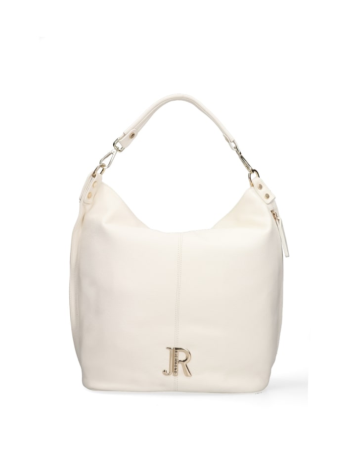 Schultertasche in WHITE AND GOLD