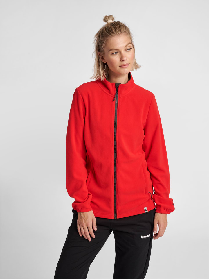 | in Woman Fleecejacke Hmlnorth Zip RED Hummel Fleece kaufen günstig Jacket Full TRUE limango