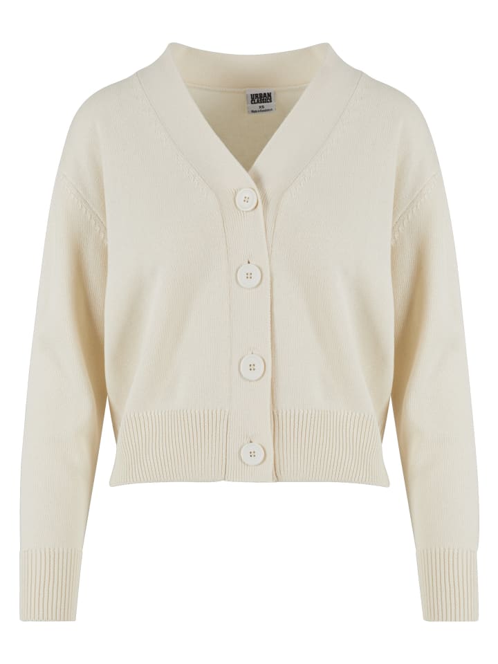 Cardigan in whitesand
