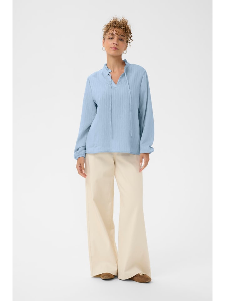 Langarm-Bluse CRBirthe Regular fit in Cashmere Blue