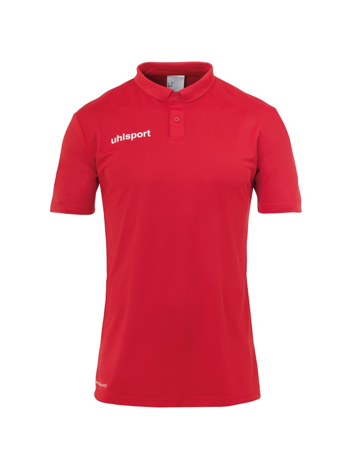 POLO SHIRT ESSENTIAL POLY in rot