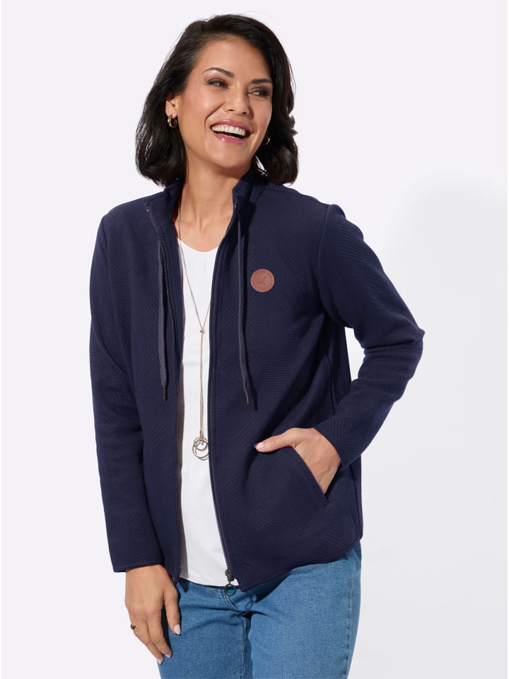 Shirtjacke in marine