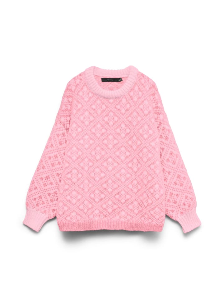 Strickpullover in Pink-A-Boo