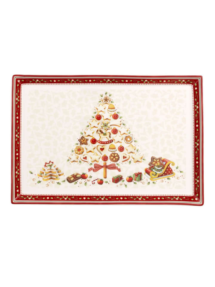 Gebäckplatte Winter Bakery Delight in Bunt 40 x 27,5 cm