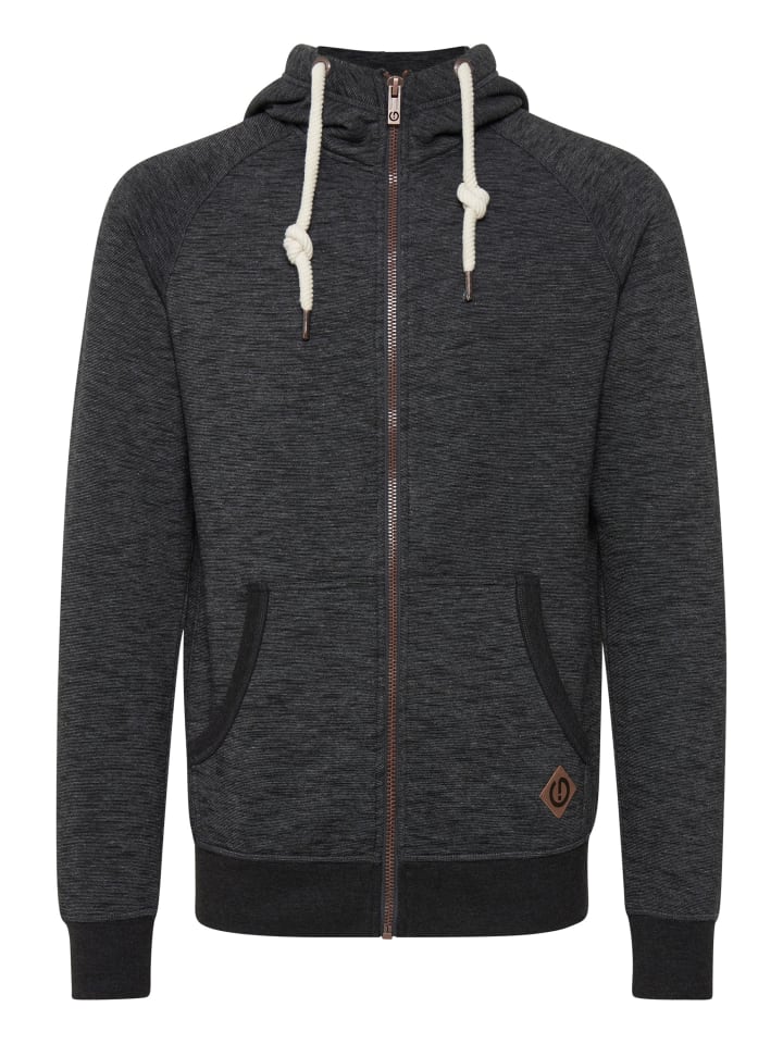 Kapuzensweatjacke SDVitu Zip-Hoodie in Dunkelgrau