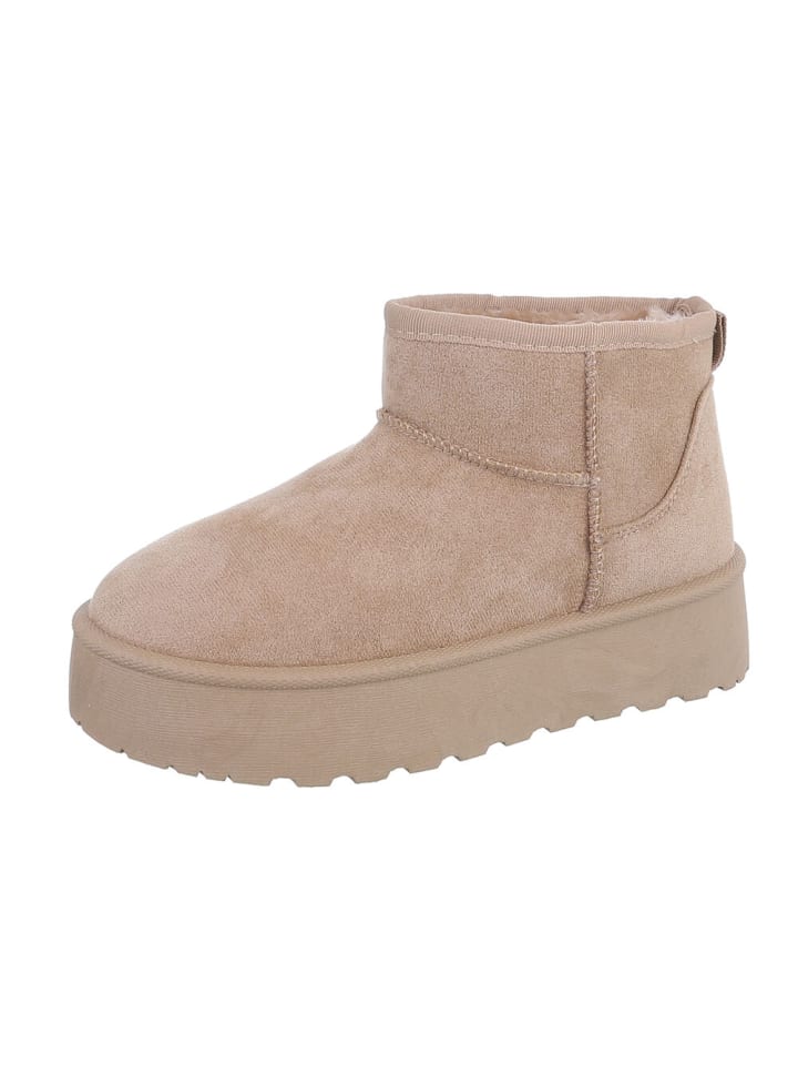 Stiefelette in Hellbraun