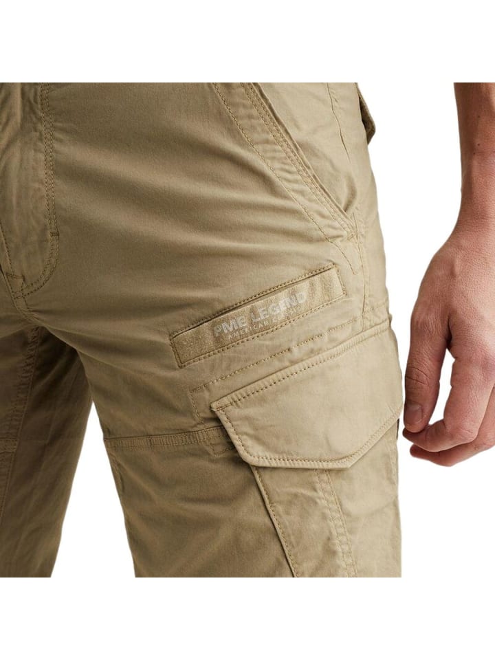 Short NORDROP CARGO SHORTS STRETCH TWILL regular/straight in Beige