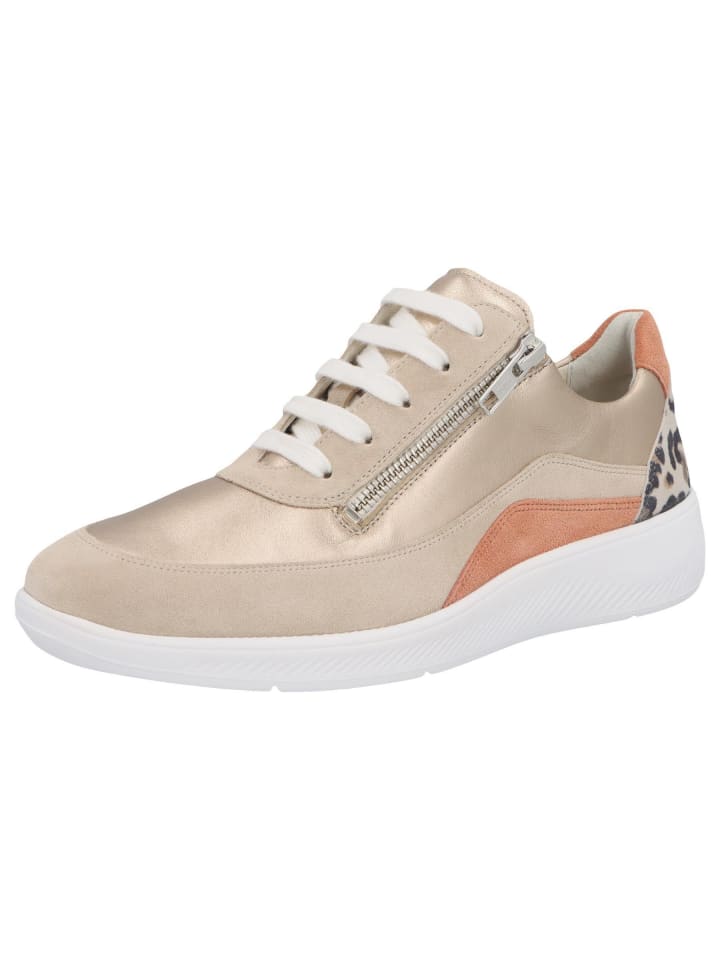 Damen- Schnürschuhe Halea - Weite H in Beige