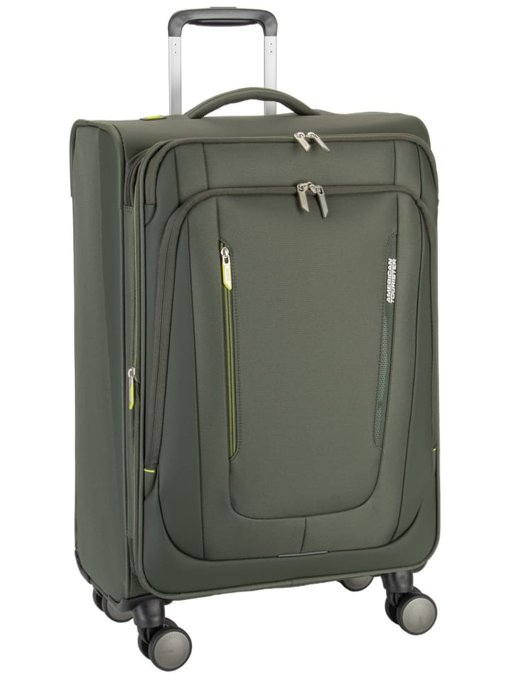 Trolley Wanderlite Spinner M Exp in Dark Khaki