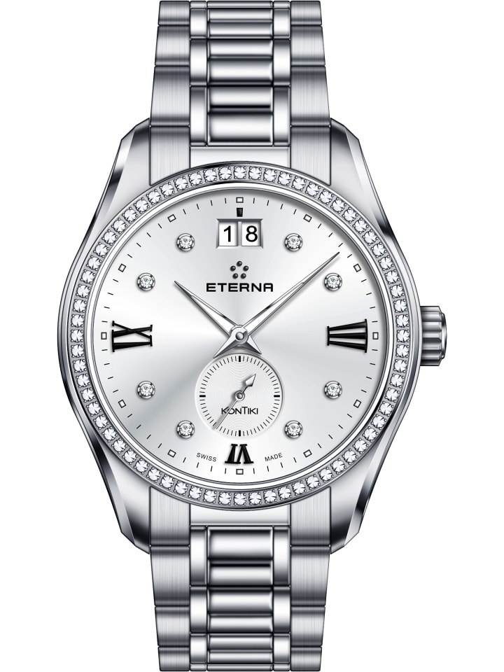 Quarzuhr für Damen in silber