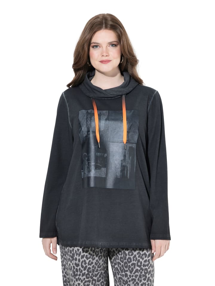 Sweatshirt in graphitgrau