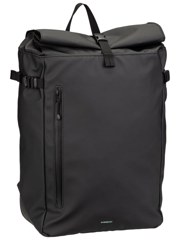Rucksack Stream Slim Rolltop L in Black