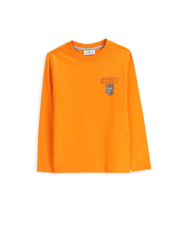 Langarmshirt in orange