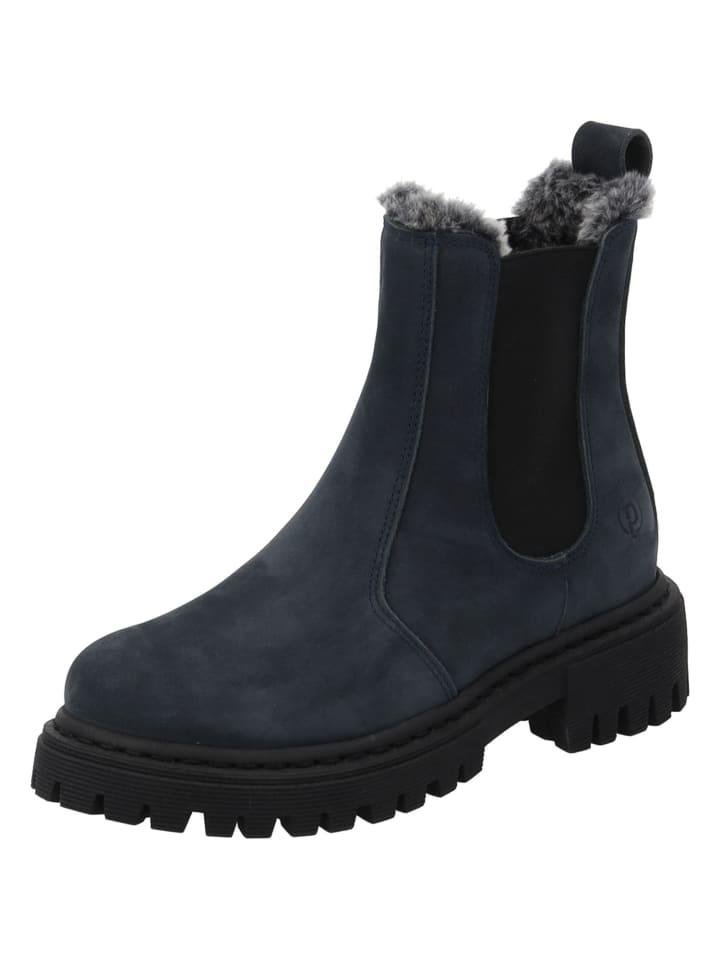 Chelsea Boots Asseha in Dunkelblau/Schwarz
