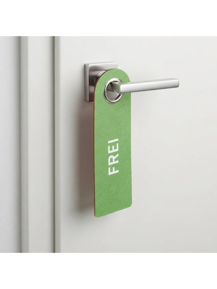 10 x Türschild "Besetzt Frei" in Rot/ Grün