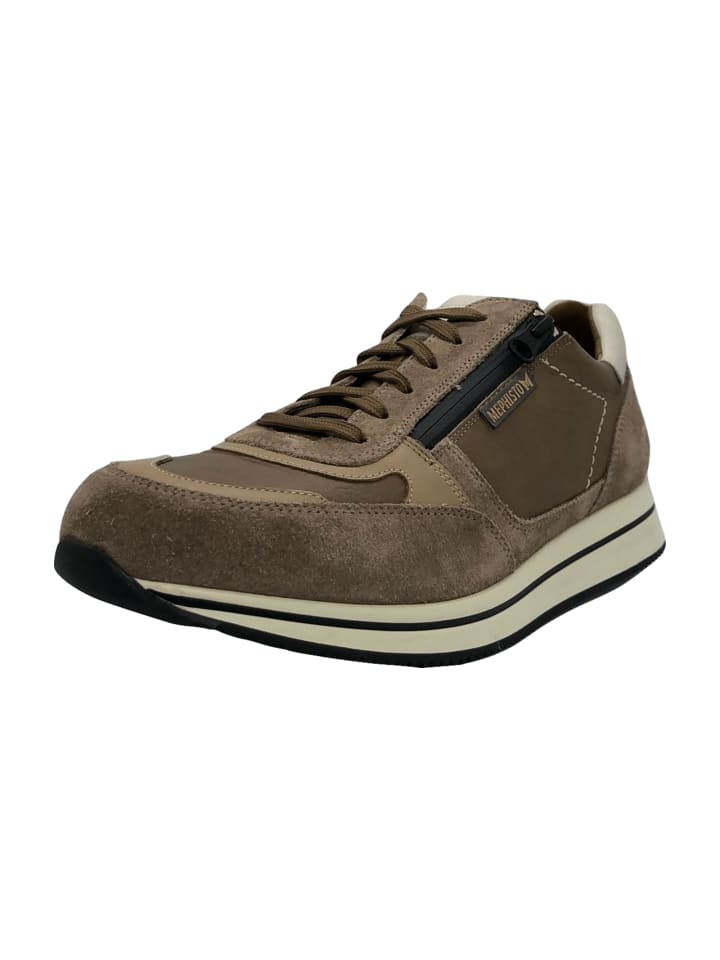 Komfort Schnürschuhe in Beige