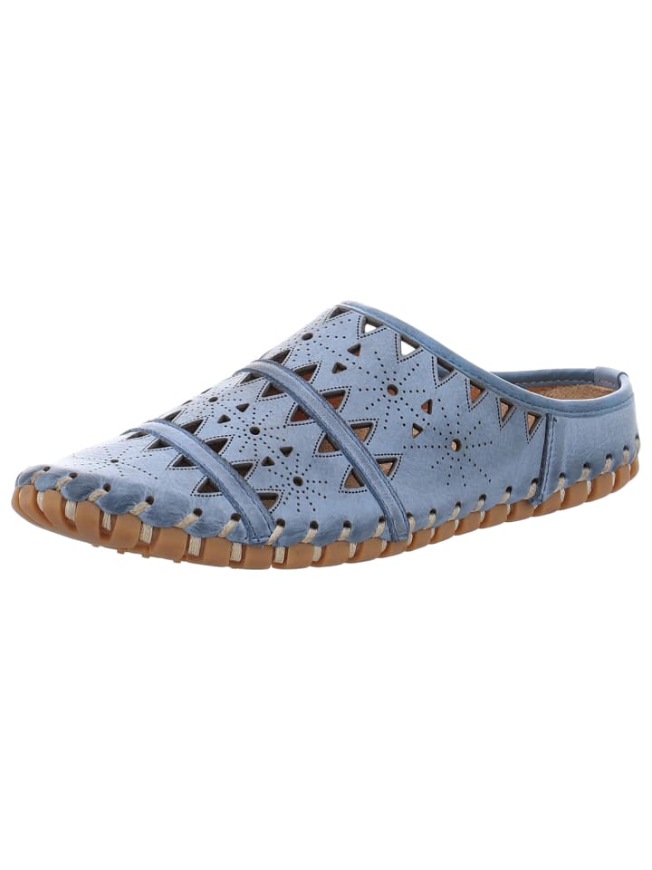 Pantolette in blau
