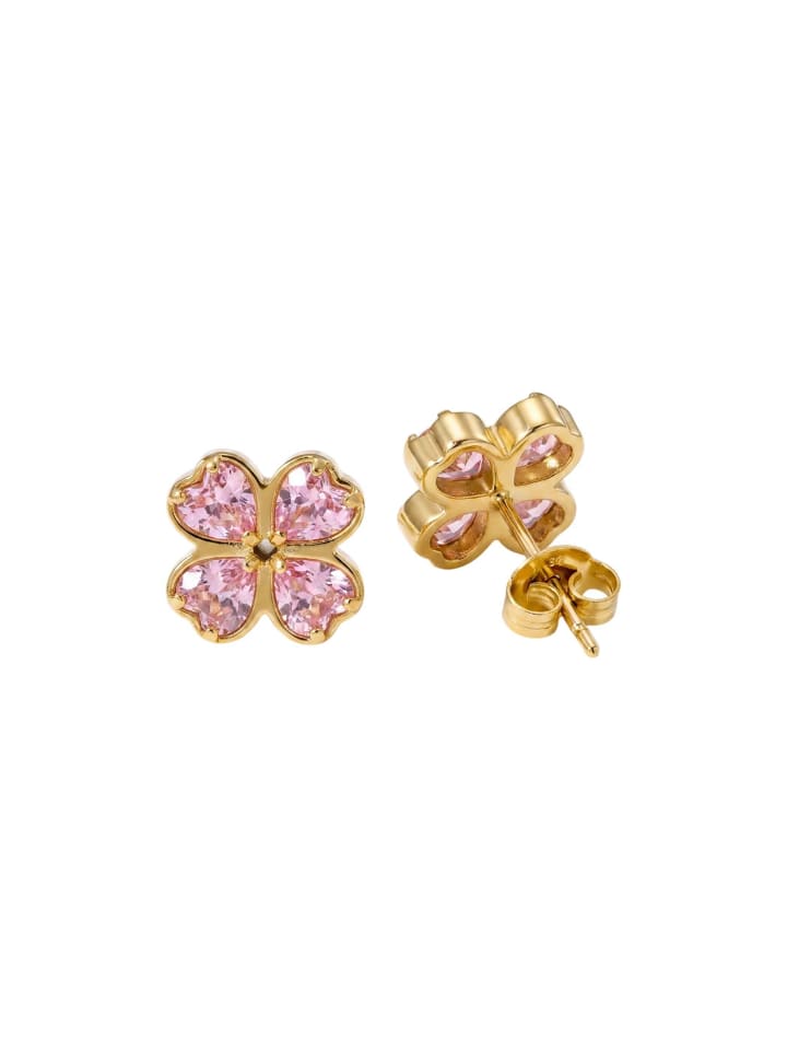 Ohrringe Rosa Cuore Gold
