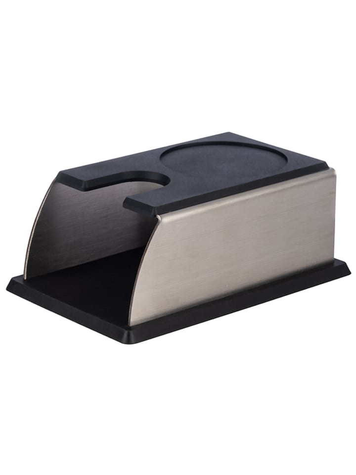 Tamperstation Barista in Schwarz, Maße: 14x9x5,5 cm