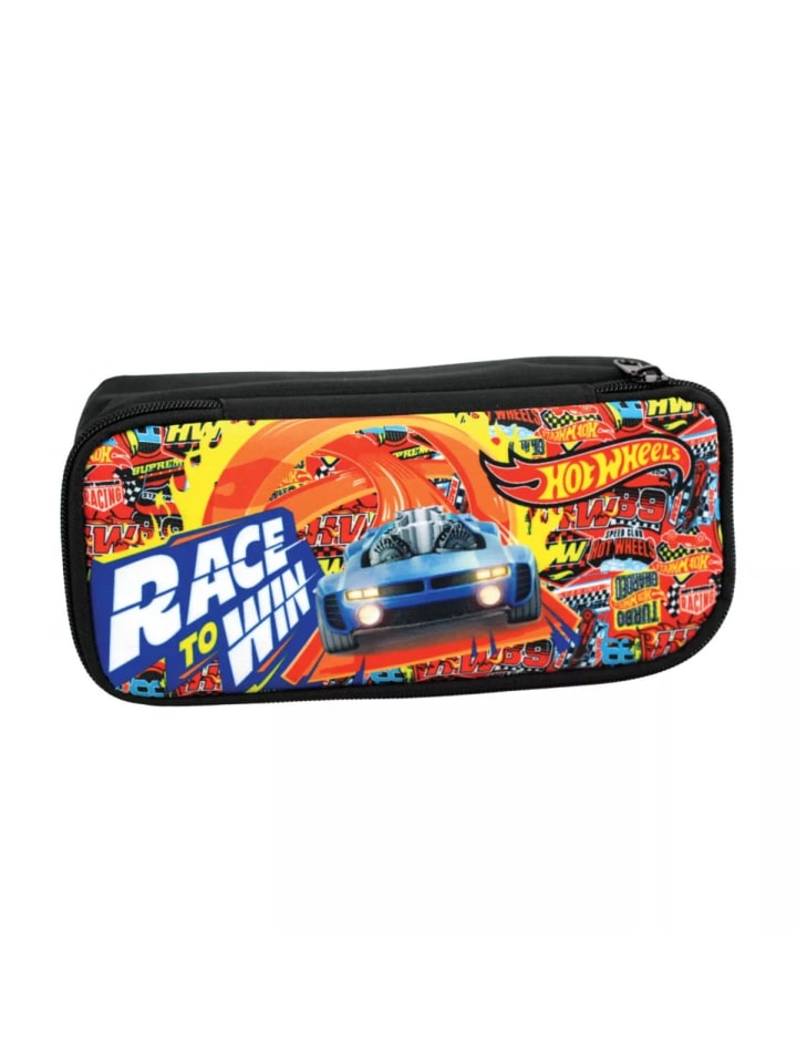 Hot Wheels Race to Win Federmäppchen mit 2 Fächern 23,5 cm