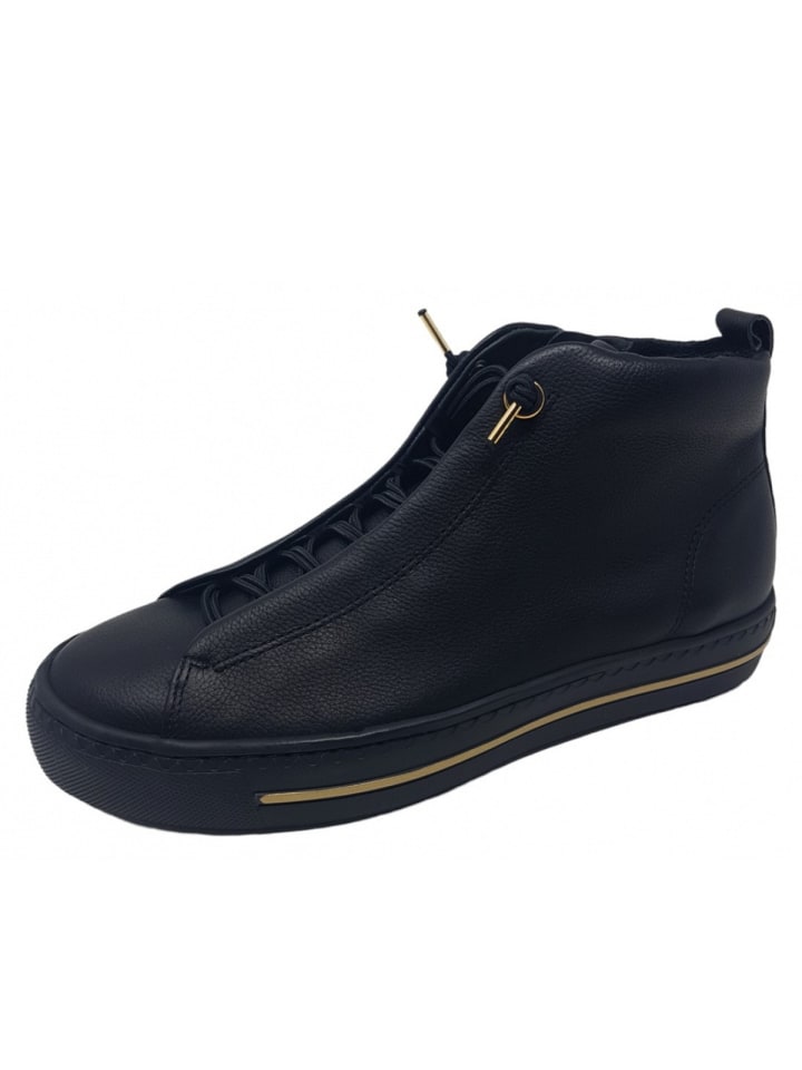 Schnürstiefel in Schwarz