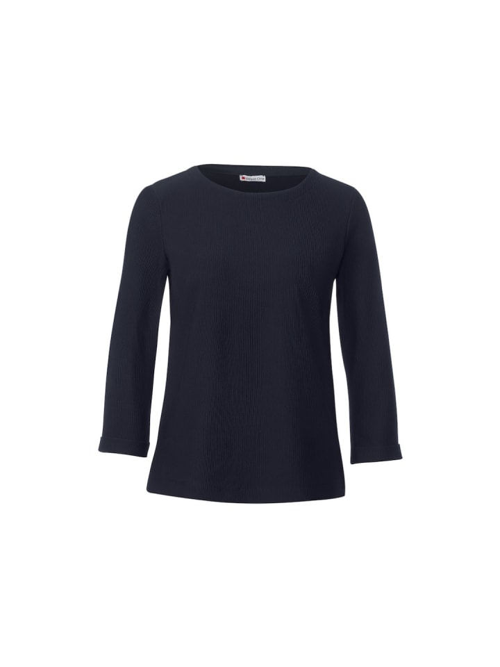 Langarmshirt in deep blue