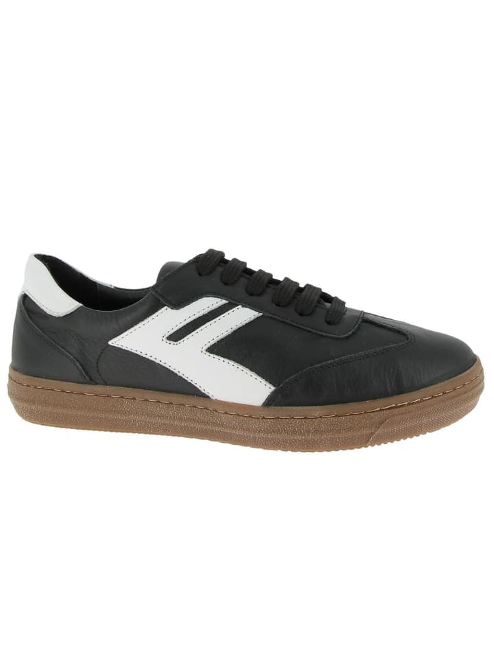 Damen- Schnürschuhe Da.-Sneaker in Schwarz