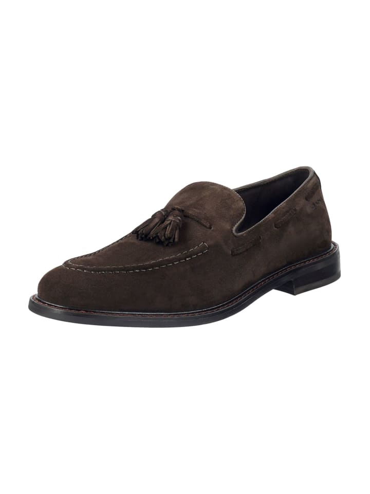 Klassische Slipper in Braun