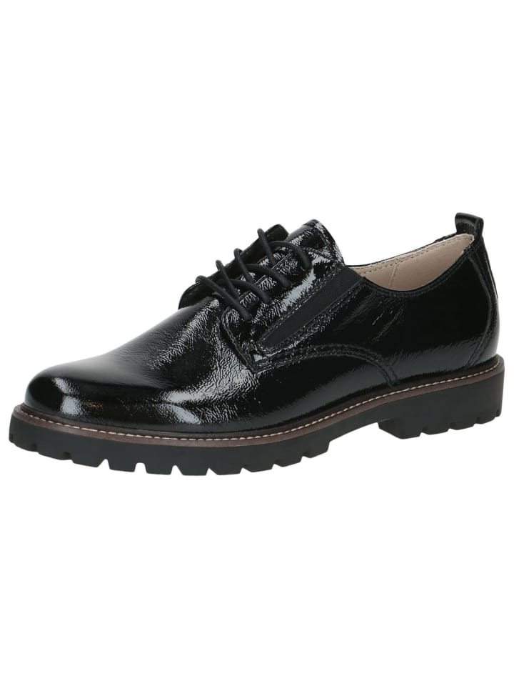 Halbschuh in BLACK NAPLAK