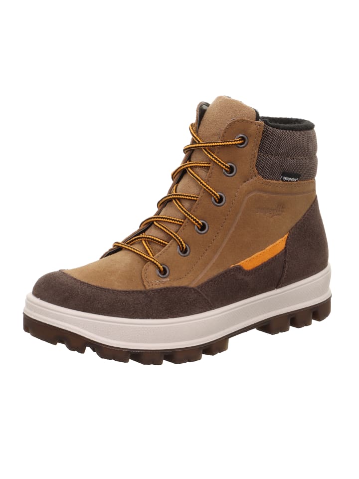 Winterstiefel TEDD in Braun/Orange