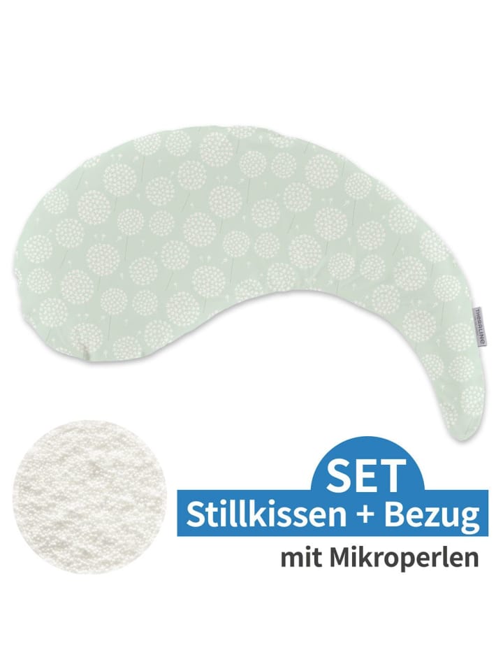 Stillkissen Das Yinnie mit feiner in gruen,motiv