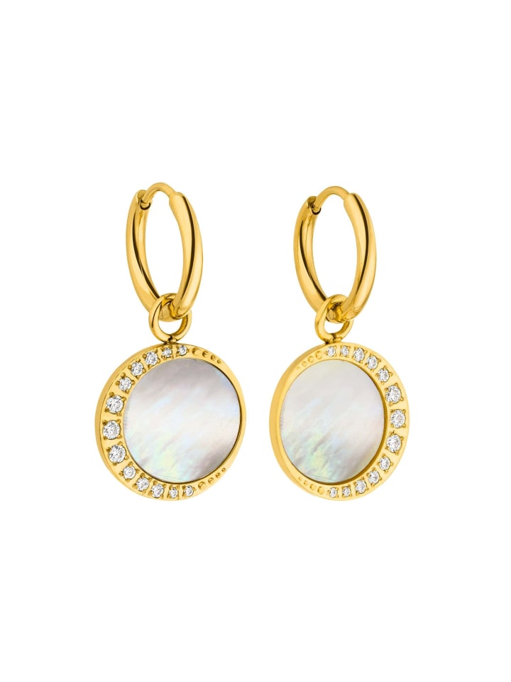 Ohrringe Shining Moon Gold