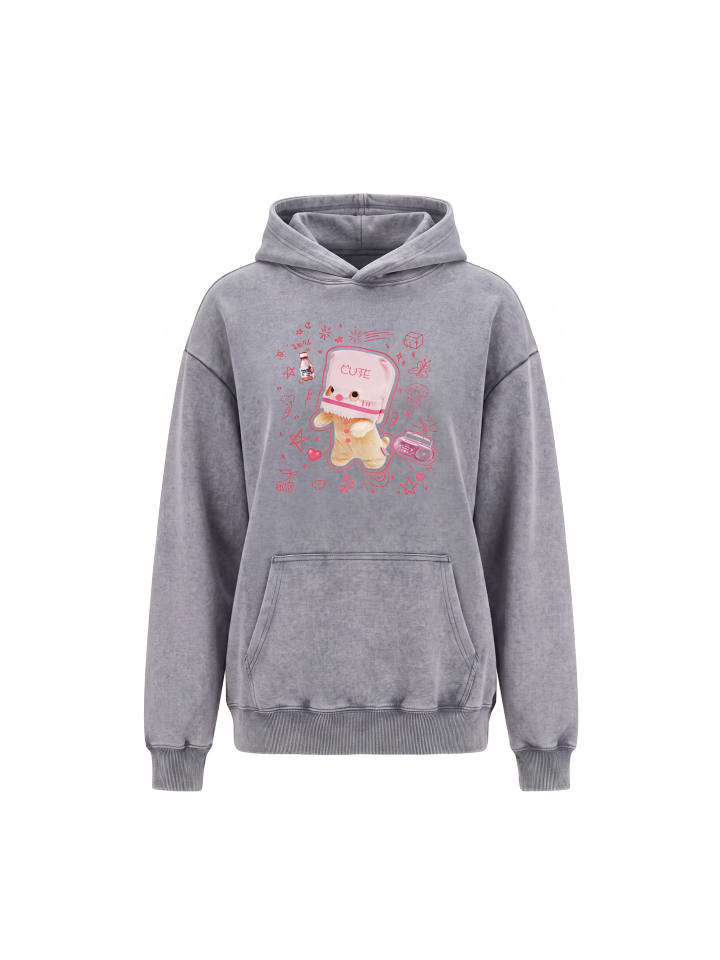 Women Hoodie in Dark Grey