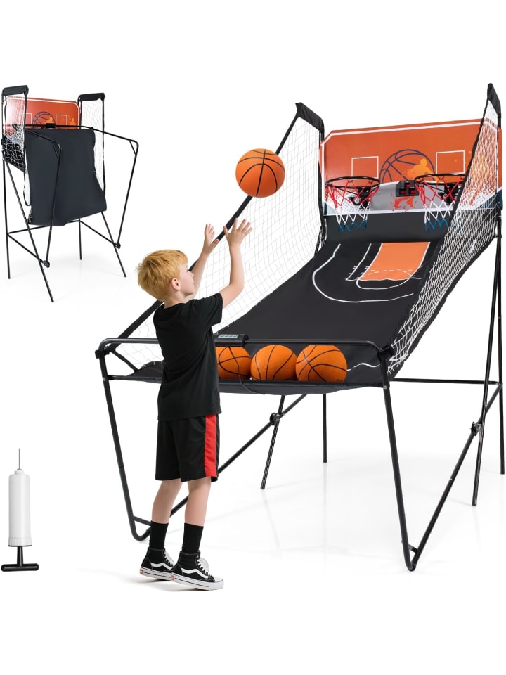 8 in 1 Basketballautomat elektrisch in Orange