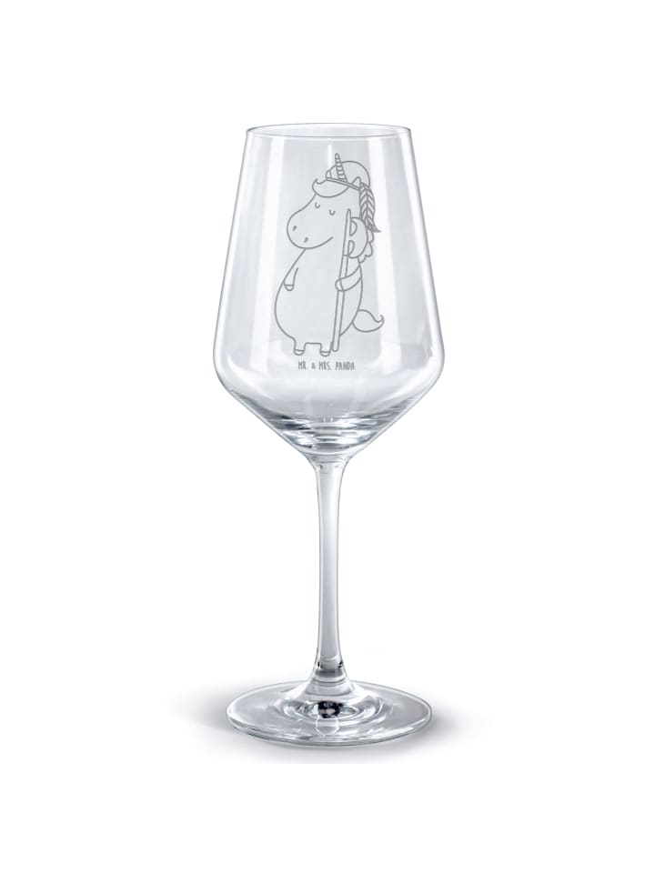 Weinglas Einhorn ohne Spruch in Transparent