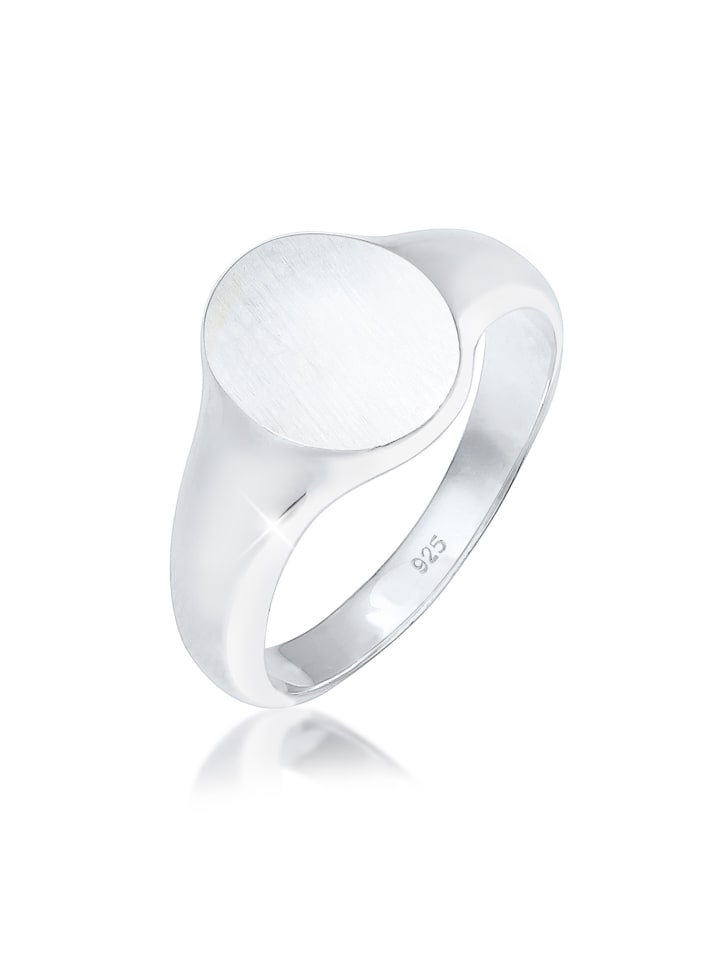 Ring 925 Sterling Silber Siegelring in Silber