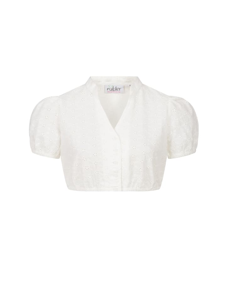 Dirndlbluse Valentina in Creme