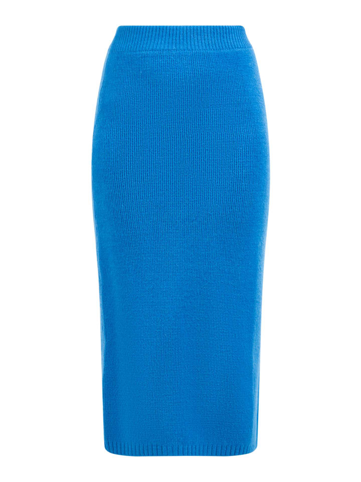 Damen Strickrock in Blau