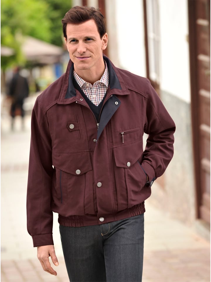 Blouson in bordeaux